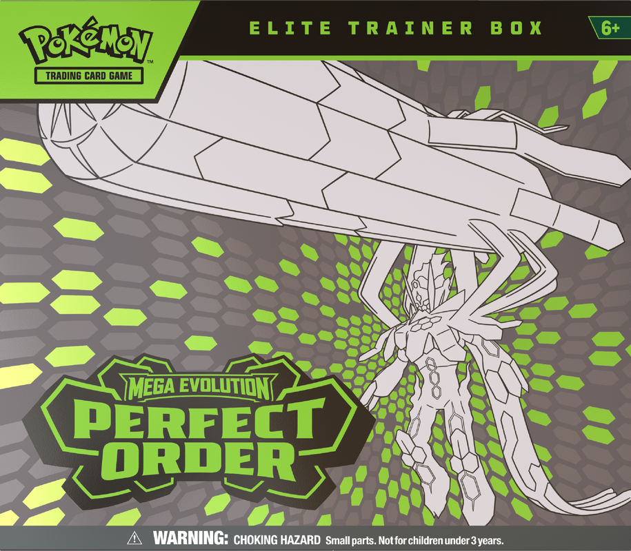 POKEMON MEGA EVOLUTION - PERFECT ORDER ELITE TRAINING BOX (1 PER PERSON) Pokemon Pokemon | Red Claw Gaming