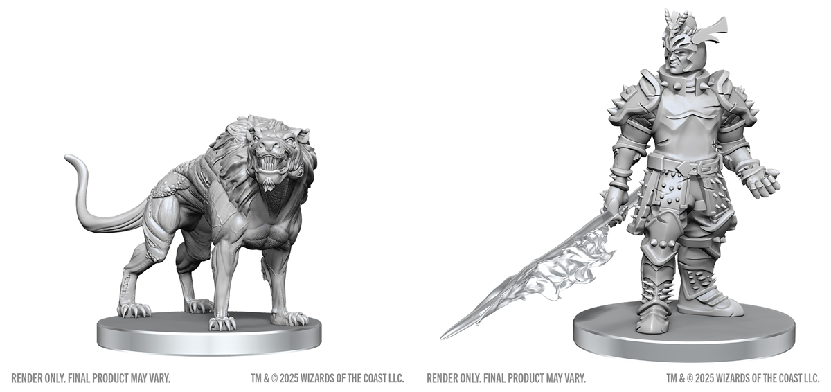 D&D Nolzur's Marvelous Miniatures: HELL HOUND & NARZUGON Minatures Wizkids Games | Red Claw Gaming