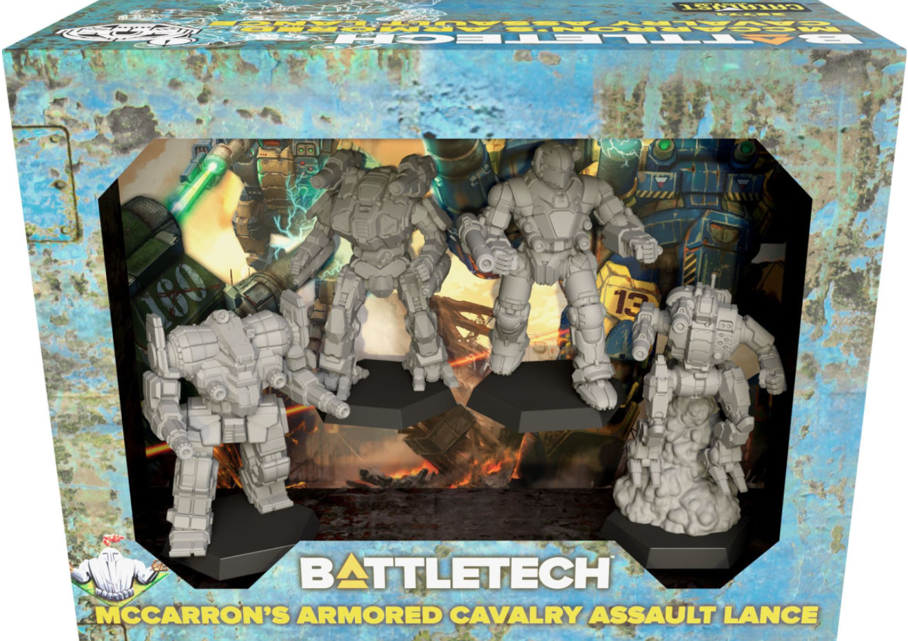 BATTLETECH MCCARRON'S ARMORED CAVALRY ASSAULT LANCE Battletech Catalyst | Red Claw Gaming