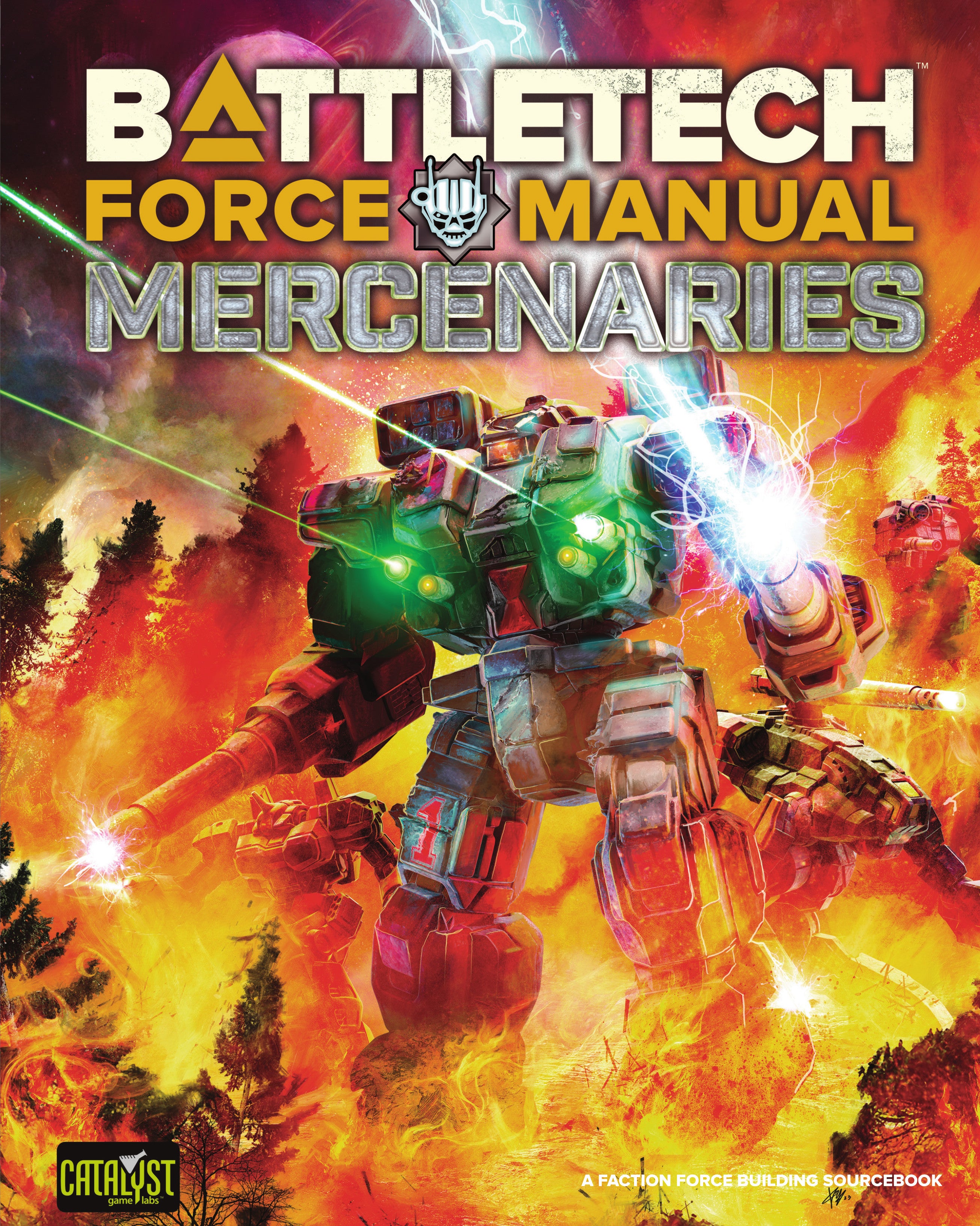 BATTLETECH FORCE MANUAL MERCENARIES HC Battletech Catalyst | Red Claw Gaming