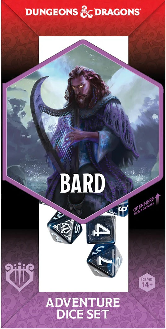 D&D ADVENTURE DICE BARD: BLUE/BLACK Dice Cup Sirius Dice | Red Claw Gaming