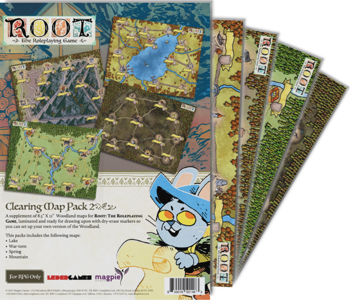 ROOT: THE RPG CLEARING MAP PACK 2 RPG Leder Games | Red Claw Gaming
