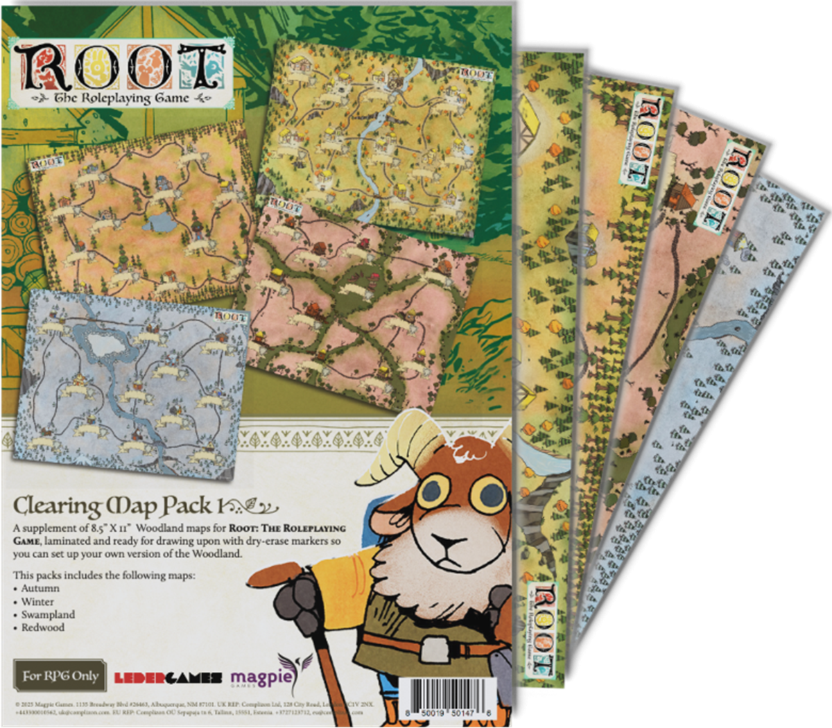 ROOT: THE RPG CLEARING MAP PACK 1 RPG Leder Games | Red Claw Gaming