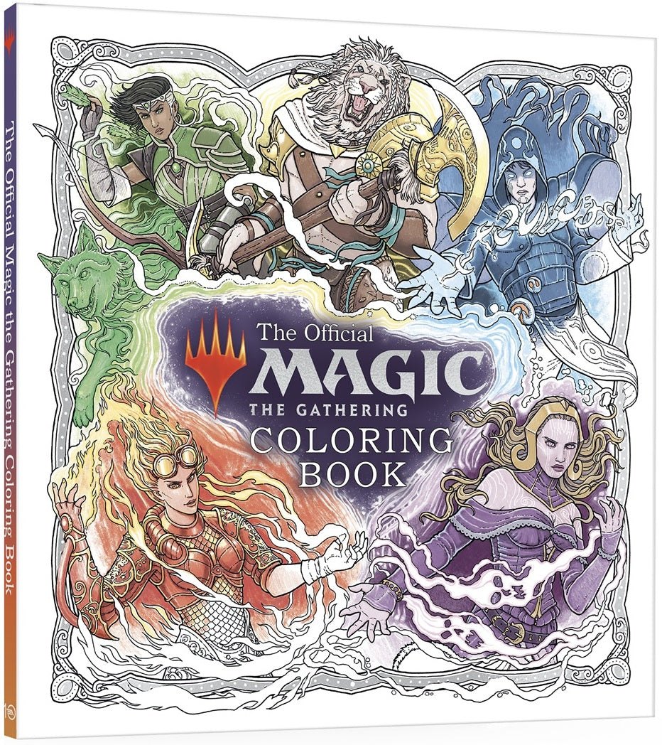 THE OFFICIAL MAGIC: THE GATHERING COLORING BOOK | Red Claw Gaming