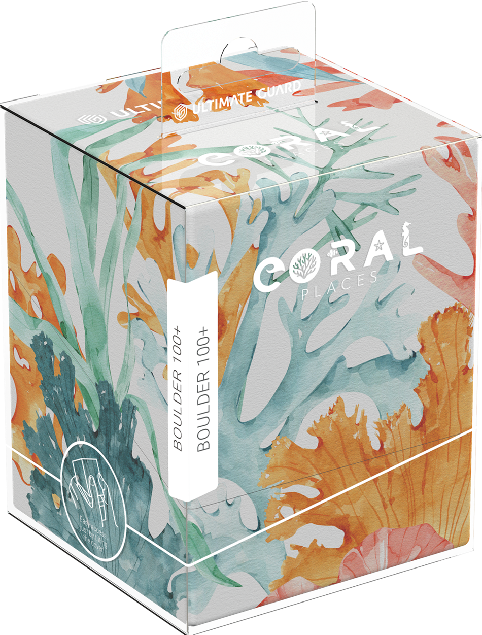 UG DECK CASE BOULDER 100+ CORAL PLACES - CORALLINE EDEN Deck Box Ultimate Guard | Red Claw Gaming