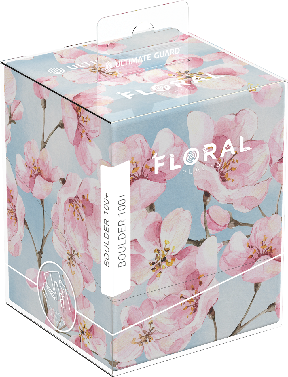 UG DECK CASE BOULDER 100+ FLORAL PLACES - CHERRY BLOSSOM Deck Box Ultimate Guard | Red Claw Gaming