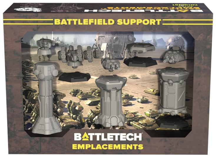 BATTLETECH BATTLEFIELD SUPPORT EMPLACEMENTS Battletech Catalyst | Red Claw Gaming