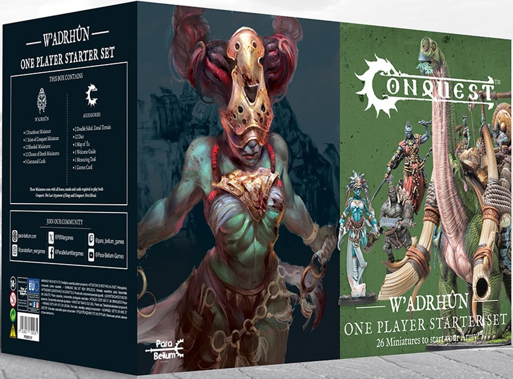 CONQUEST: W’ADRHŬN CONQUEST 2026 SUPERCHARGED STARTER SET Miniatures Universal DIstribution | Red Claw Gaming