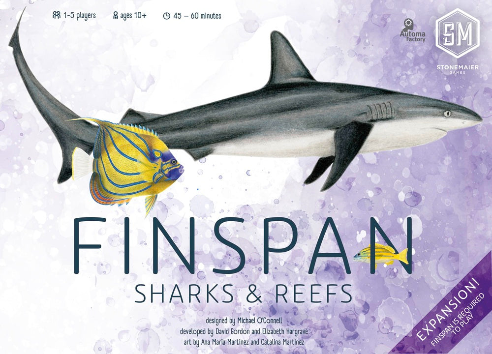 FINSPAN SHARKS AND REEFS Board Games Stonemaier Games | Red Claw Gaming