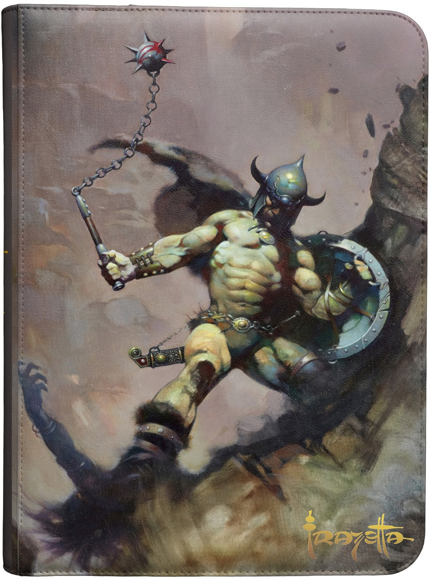 UP ZIP BINDER PRO 9PKT FRANK FRAZETTA WARRIOR WITH BALL AND CHAIN Card Binder Ultra Pro | Red Claw Gaming