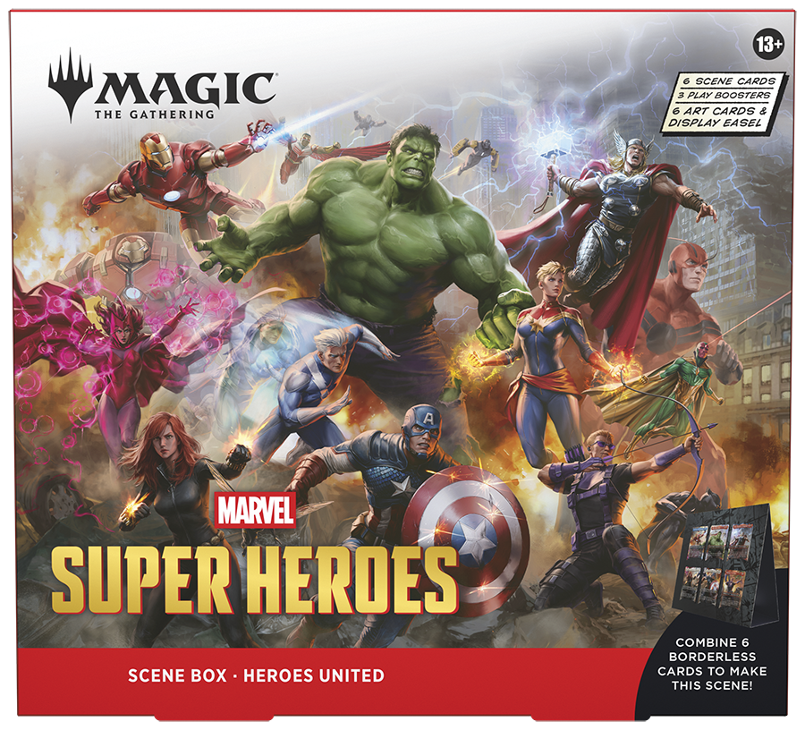 Magic: The Gathering: MARVEL SUPER HEROES SCENE BOX SET OF 2 | Red Claw Gaming