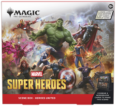 Magic: The Gathering: MARVEL SUPER HEROES SCENE BOX SET OF 2 | Red Claw Gaming