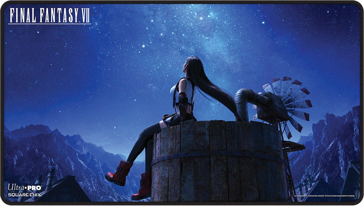 FINAL FANTASY VII PLAYMAT - TIFA LOCKHART Playmat Ultra Pro | Red Claw Gaming