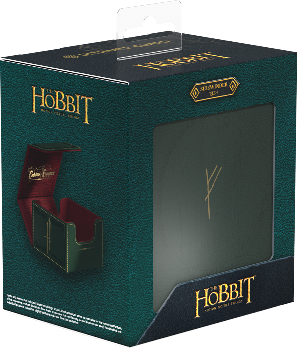 DECK CASE SIDEWINDER 133+ FAUX LEATHER THE HOBBIT - A FATEFUL ENGAGEMENT | Red Claw Gaming