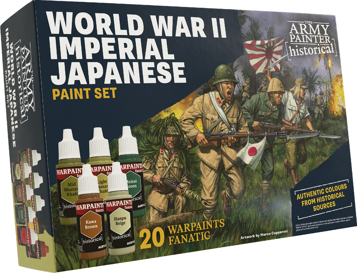 HISTORICAL: WWII IMPERIAL JAPANESE PAINT SET | Red Claw Gaming