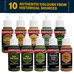HISTORICAL: WWII GERMAN AFRIKA CORPS PAINT SET | Red Claw Gaming