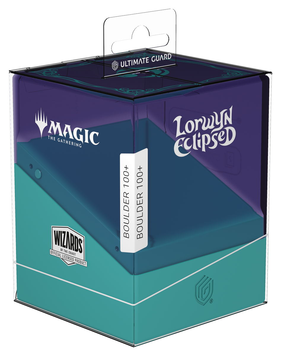 UG DECK CASE BOULDER 100+ MTG LORWYN ECLIPSED - PURPLE/BLUE | Red Claw Gaming
