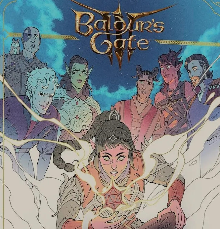 DUNGEONS AND DRAGONS: THE OFFICIAL BALDUR'S GATE 3 COLORING BOOK | Red Claw Gaming