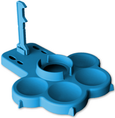 Kitty Caddy Paint Palette Paint Accessory Replay Workshop Blue | Red Claw Gaming