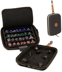 AP ENHANCE TABLETOP DESIGNER EDITION DICE CASE AND TRAY Dice Tray Enhance Black | Red Claw Gaming