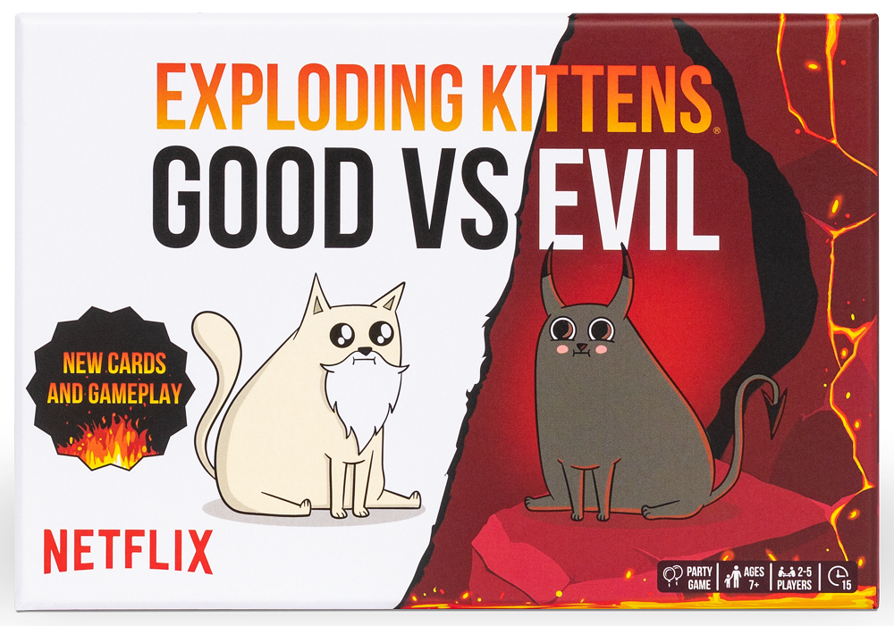 Exploding Kittens Good Vs Evil Board Game Exploding Kittens    | Red Claw Gaming