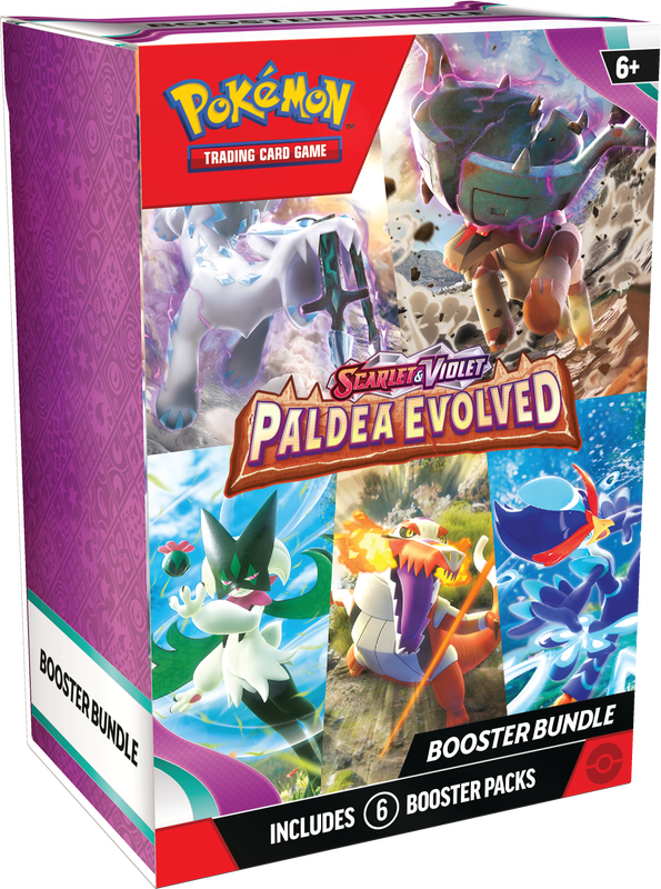 POKEMON SCARLET AND VIOLET PALDEA EVOLVED BOOSTER BUNDLE Pokemon Nintendo    | Red Claw Gaming