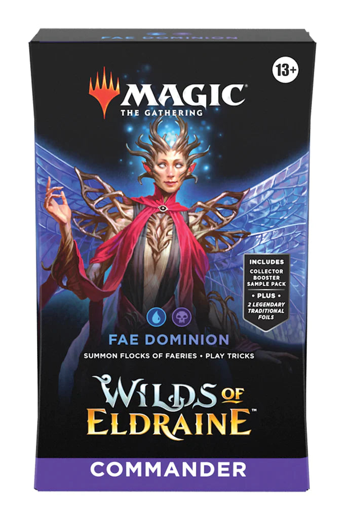 Wilds of Eldraine Commander Deck Sealed Magic the Gathering Wizards of the Coast Fae Dominion   | Red Claw Gaming
