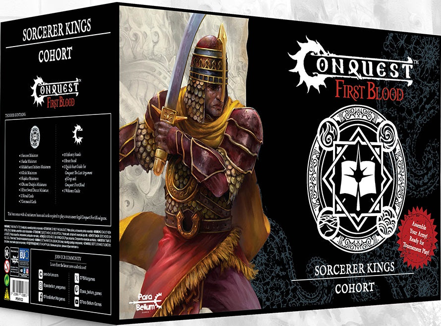 CONQUEST: SORCERER KINGS FIRST BLOOD COHORT STARTER SET Miniatures Universal DIstribution | Red Claw Gaming