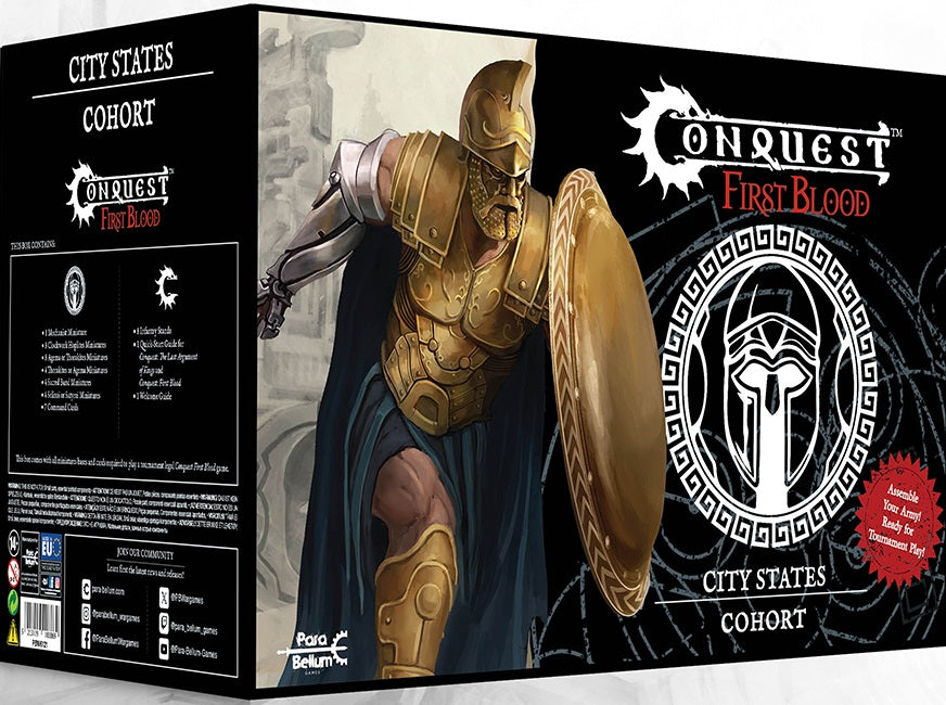 CONQUEST: CITY STATES FIRST BLOOD COHORT STARTER SET Miniatures Universal DIstribution | Red Claw Gaming