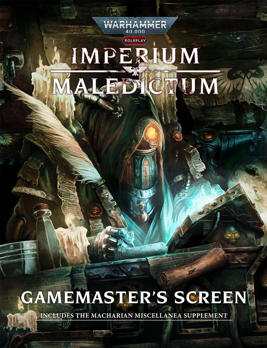WARHAMMER 40K IMPERIUM MALEDICTUM GM SCREEN Role Play Cubicle Seven    | Red Claw Gaming