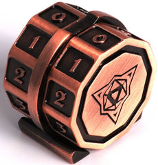 LifeLink Counter Verson 2 Die Hard Dice Battleworn Copper | Red Claw Gaming