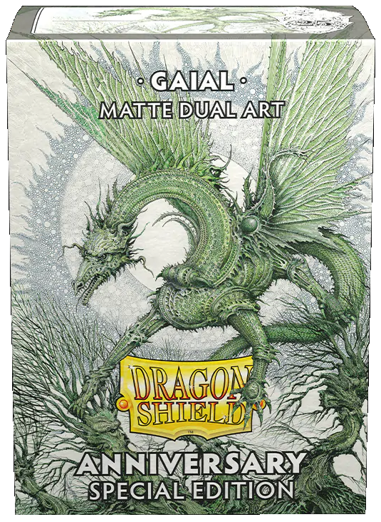 DRAGON SHIELD SLEEVES DUAL MATTE GAIAL 100CT Dragon Shield Dragon Shield    | Red Claw Gaming