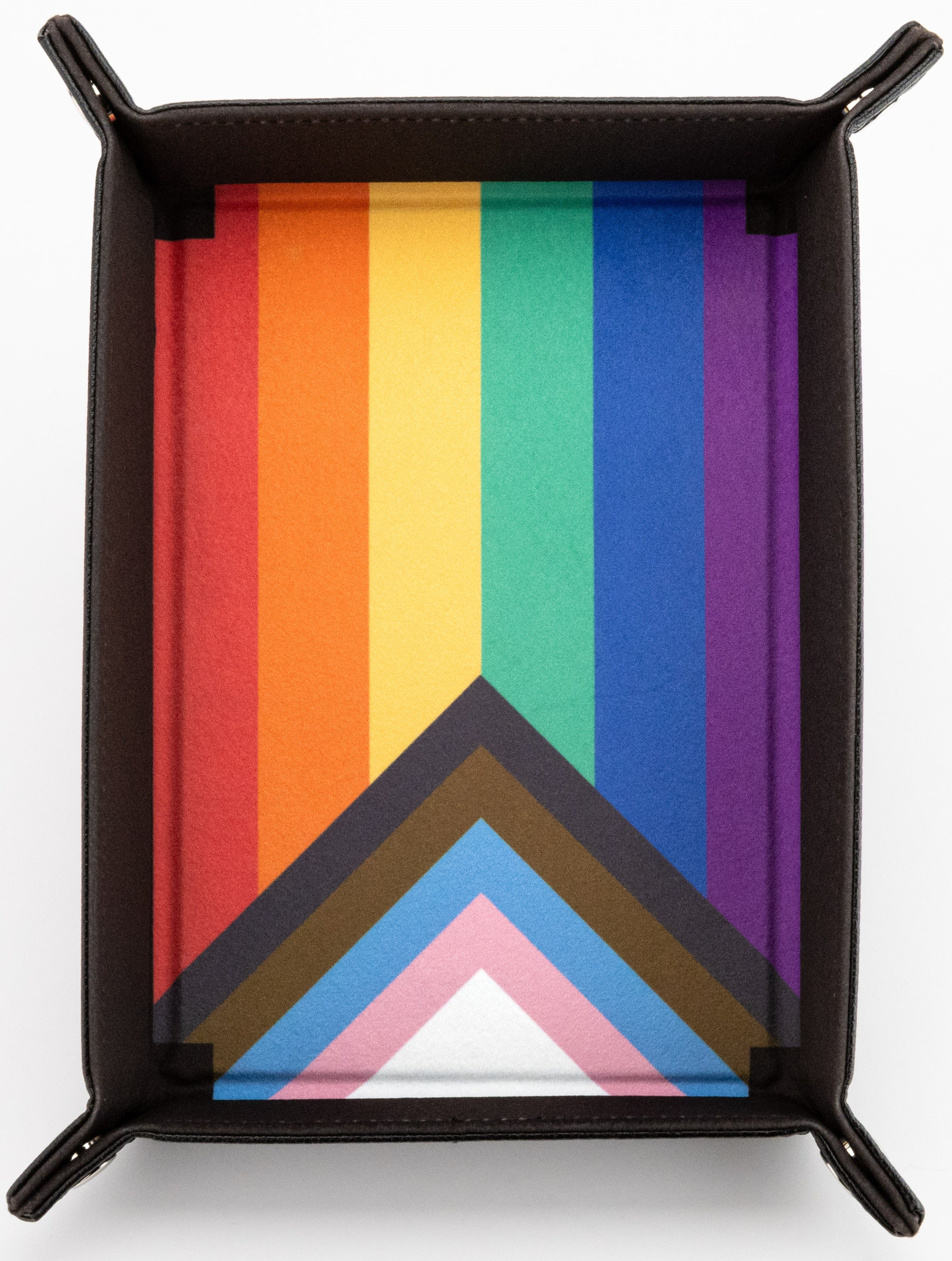 Fold up Velvet Dice Tray Pride Rainbow Flag Dice Tray FanRoll Dice    | Red Claw Gaming