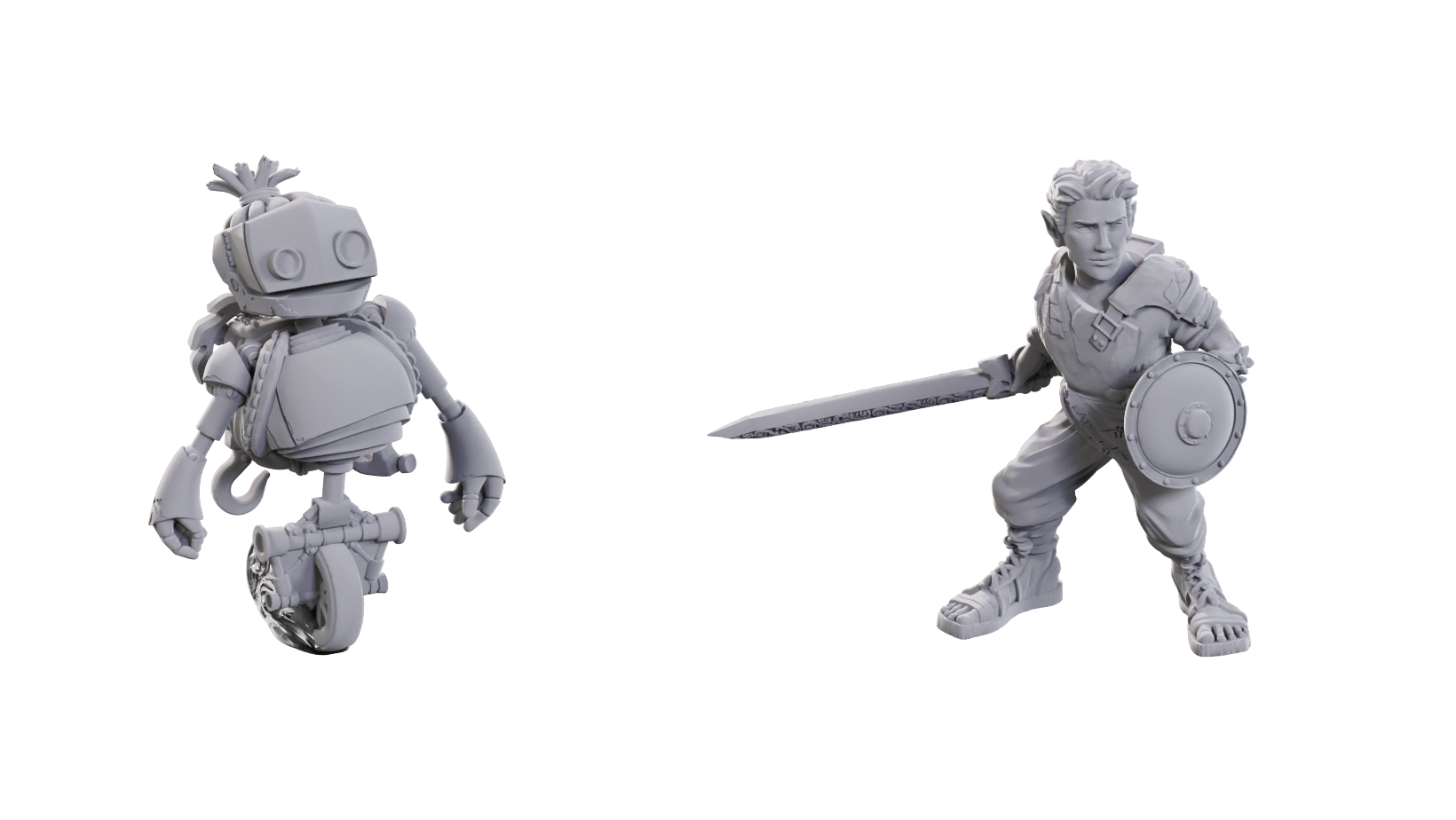 CRITICAL ROLL UNPAINTED MINIS Orym, of the Air Ashari and Fresh Cut Grass Minatures Wizkids Games    | Red Claw Gaming