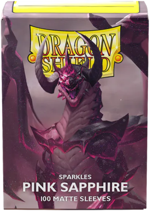 DRAGON SHIELD SLEEVES MATTE PINK SAPPHIRE 100CT Dragon Shield Dragon Shield | Red Claw Gaming