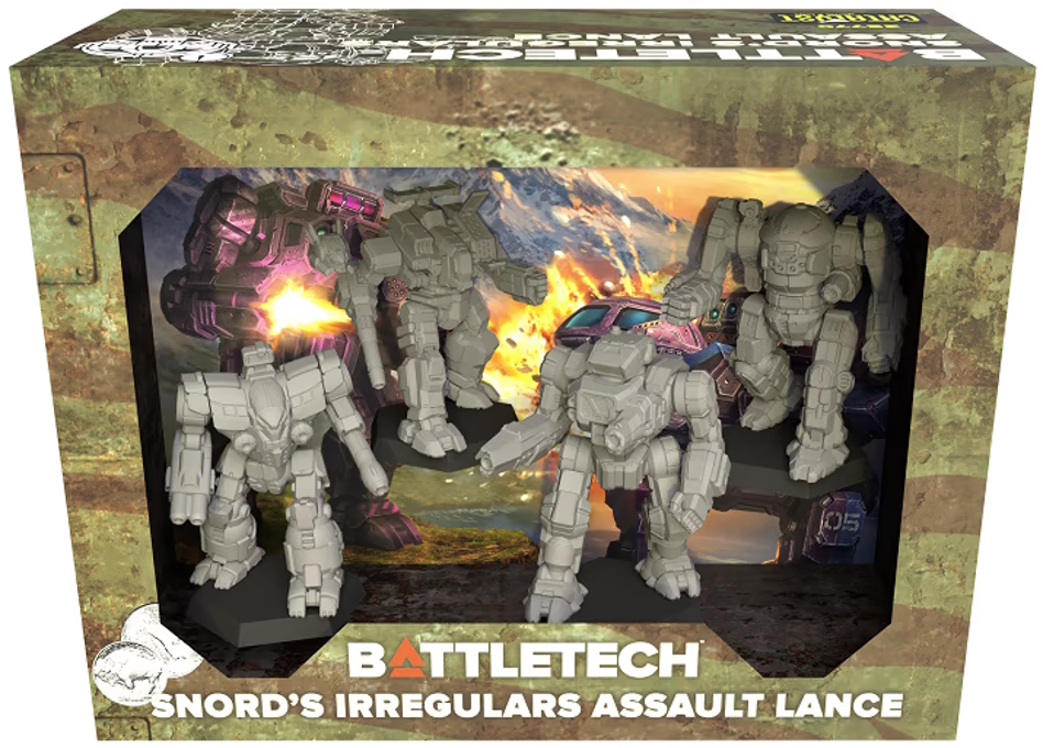 BATTLETECH SNORD'S IRREGULARS ASSAULT LANCE Battletech Catalyst    | Red Claw Gaming