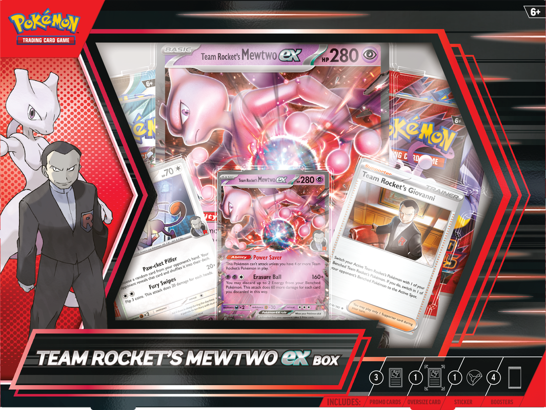 POKEMON TEAM ROCKET’S MEWTWO EX BOX Pokemon Nintendo | Red Claw Gaming