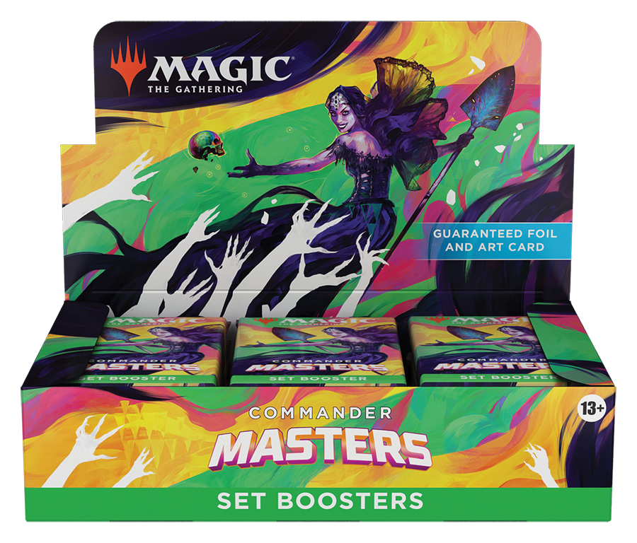 Commander Masters Set Booster Box Sealed Magic the Gathering Wizards of the Coast (Sealed)    | Red Claw Gaming