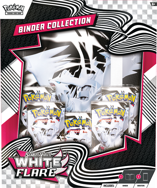 POKEMON WHITE FLARE BINDER COLLECTION Pokemon Pokemon | Red Claw Gaming