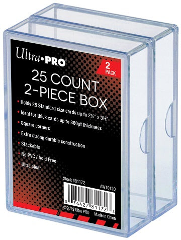 Ultra Pro 25 Count 2-piece box Playmat Ultra Pro | Red Claw Gaming