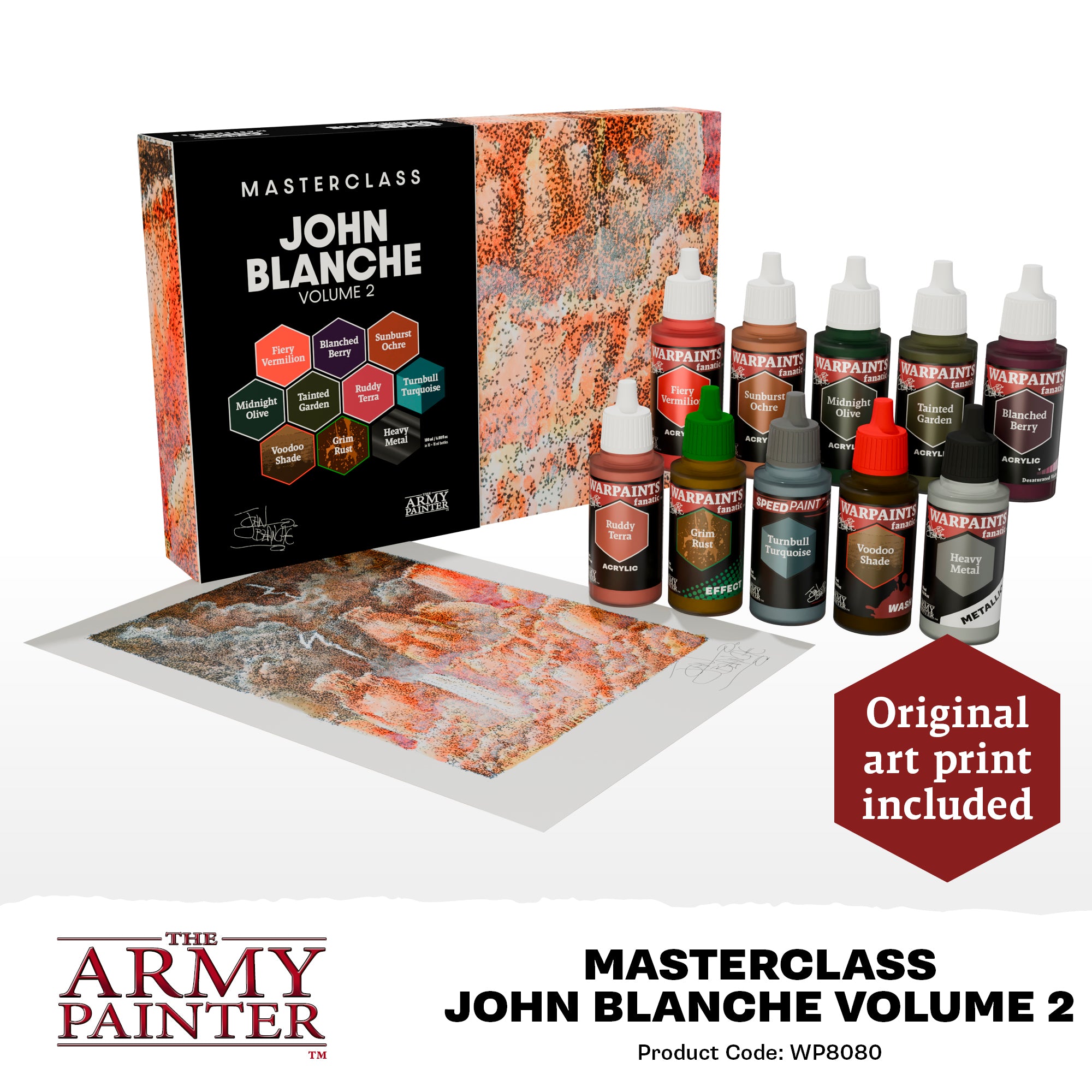 MASTERCLASS JOHN BLANCHE PAINT SET VOLUME 2 Paint Army Painter | Red Claw Gaming