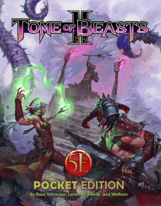 Tome of Beasts 2 Pocket Edition Rule Book Kobold Press    | Red Claw Gaming