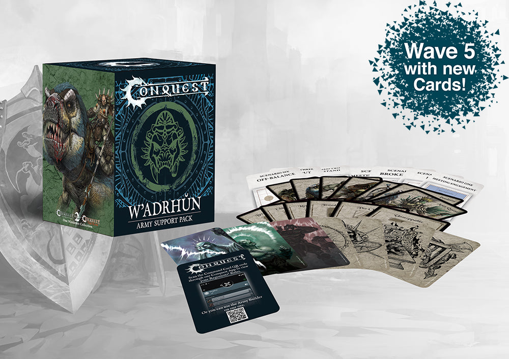 CONQUEST: W'ADRHUN ARMY SUPPORT PACK Miniatures Universal DIstribution    | Red Claw Gaming