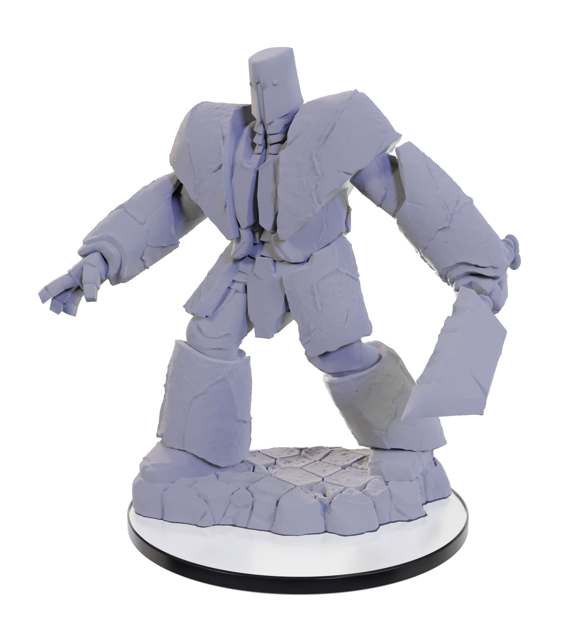 CRITICAL ROLL UNPAINTED MINIS COBALT GOLEM Minatures Wizkids Games | Red Claw Gaming