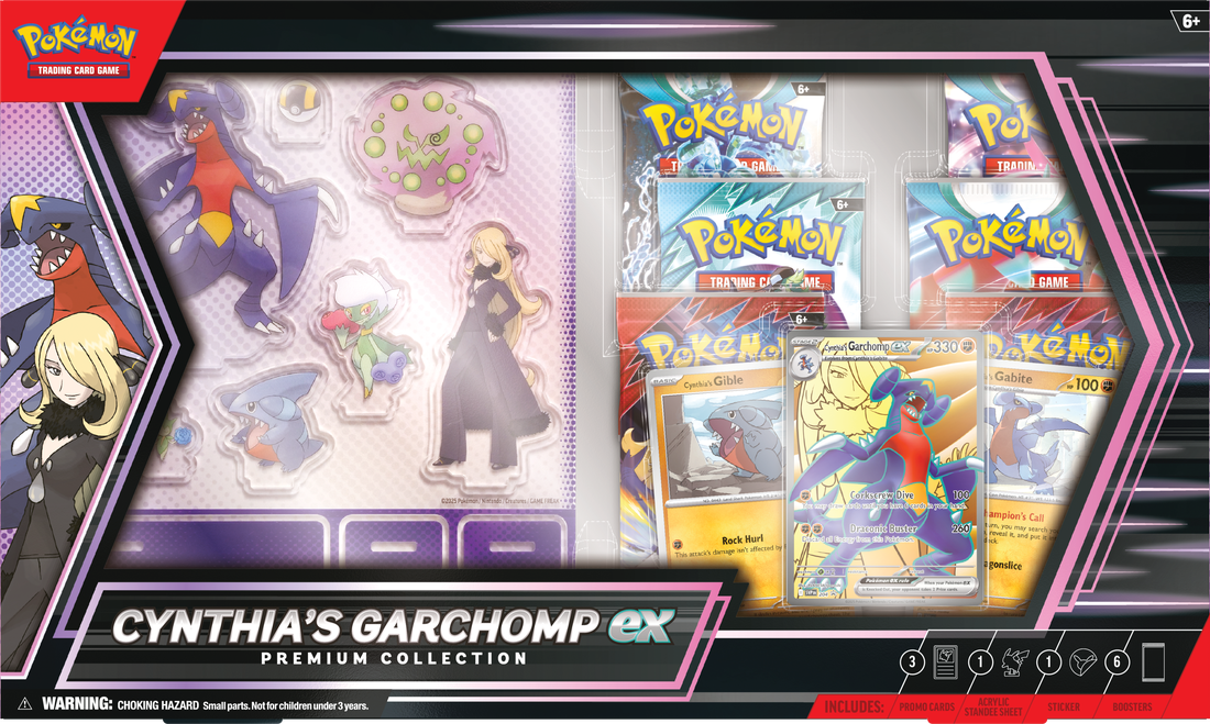 POKEMON CYNTHIA’S GARCHOMP EX PREMIUM COLLECTION Pokemon Pokemon | Red Claw Gaming