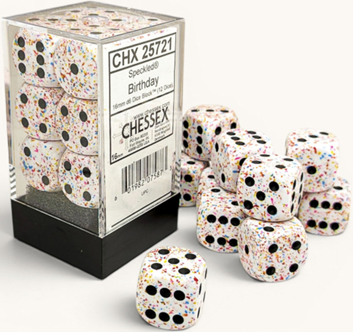 SPECKLED 12D6 BIRTHDAY 16MM | Red Claw Gaming