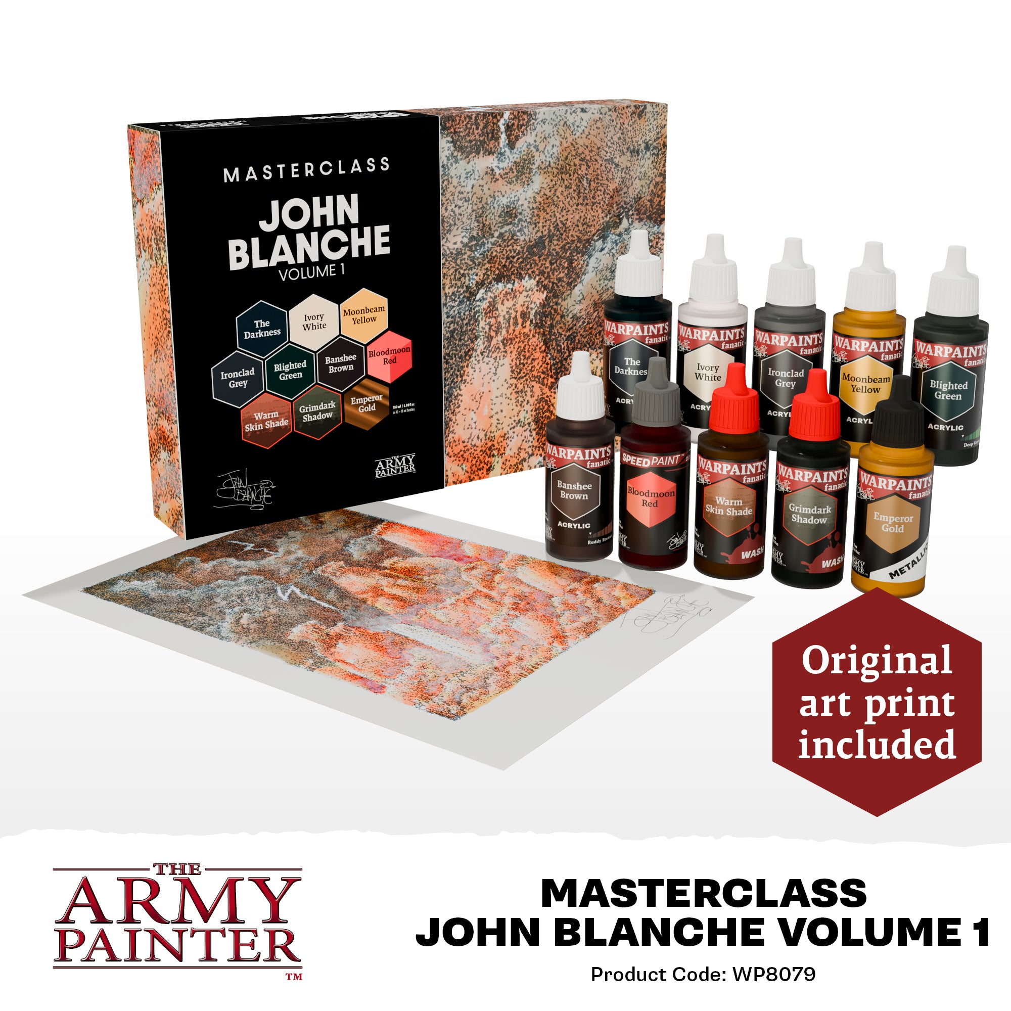 MASTERCLASS JOHN BLANCHE PAINT SET VOLUME 1 Paint Army Painter | Red Claw Gaming