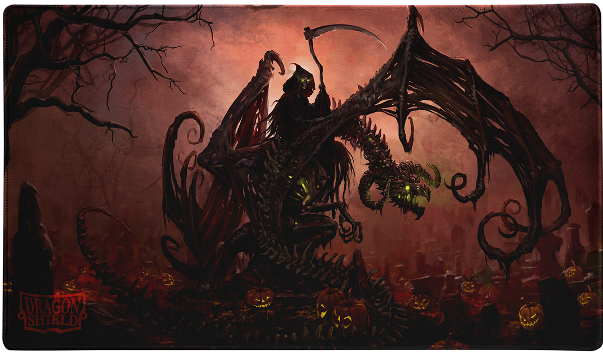 DRAGON SHIELD PLAYMAT WITH TUBE HALLOWEEN 2025 Dragon Shield Dragon Shield | Red Claw Gaming