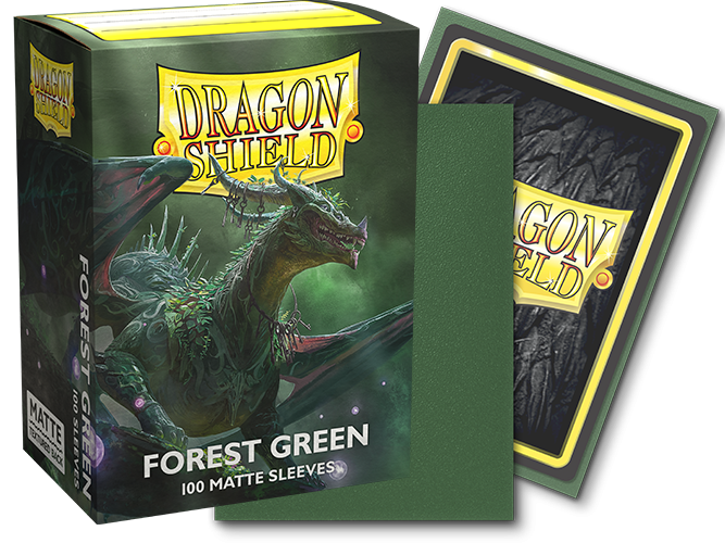 Dragon Shield Matte Sleeve - Forest Green 100ct Dragon Shield Dragon Shield    | Red Claw Gaming