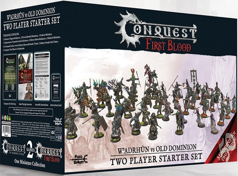 CONQUEST: FIRST BLOOD 2-PLAYER STARTER Miniatures Universal DIstribution    | Red Claw Gaming